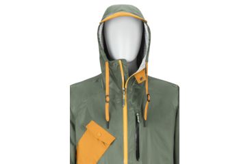 Image of Marmot Ashbury PreCip Eco Jacket - Mens, Crocodile/Aztec Gold, Large, 31650-4836-L