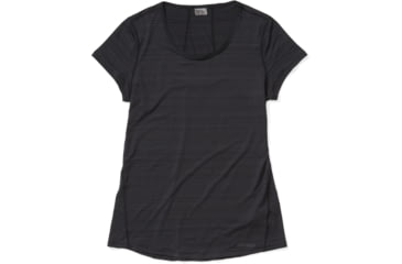 Image of Marmot Aura Short Sleeve Shirt - Womens, Black, Extra Small, 46390-001-XS