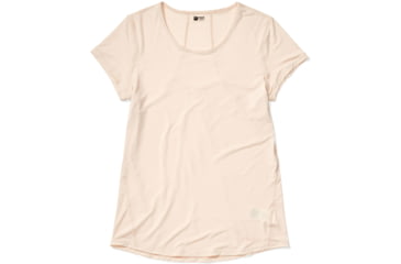 Image of Marmot Aura Short Sleeve Shirt - Womens, Mandarin Mist, Small, 46390-9672-S