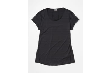 Image of Marmot Aura Short Sleeve Tee - Womens, Black, Extra Large, 46390-001-Black-XL