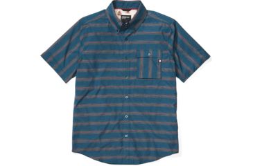 Image of Marmot Beacon Hill Short Sleeve Shirt - Mens, Denim, Medium, 41910-200-M