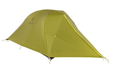 Image of Marmot Bolt Ultralight 2-Person Tent, Dark Citron/Citronelle, One Size, 39000-9819-ONE