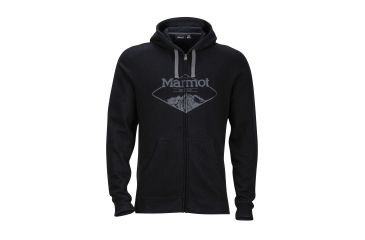 Image of Marmot Burnside Hoody - Men's-Black-Large