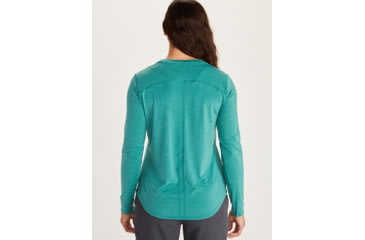 Image of Marmot Calavera Long Sleeve Shirt - Womens, Deep Jungle, Medium, 47010-4973-M