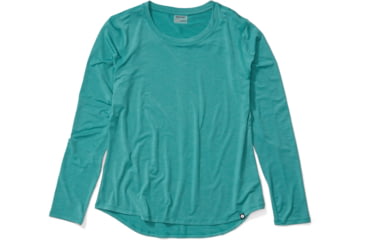 Image of Marmot Calavera Long Sleeve Shirt - Womens, Deep Jungle, Medium, 47010-4973-M