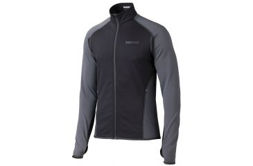 Image of Marmot Caldus Jacket - Men's-Black/Slate Grey-XX-Large