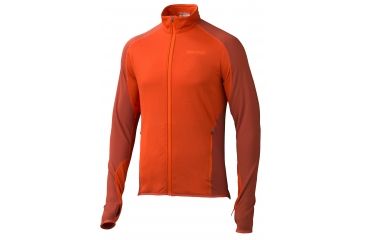 Image of Marmot Caldus Jacket - Men's-Orange Haze/Dark Rust-Medium
