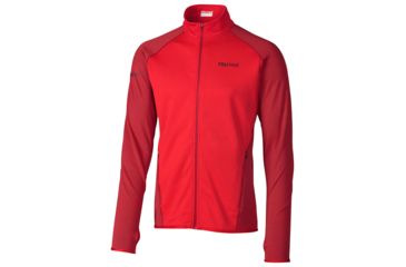Image of Marmot Caldus Jacket - Men's-Team Red/Dark Crimson-Medium