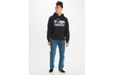 Image of Marmot Coastal Hoody - Mens, Black/Multi, Medium, M14258-23908-M