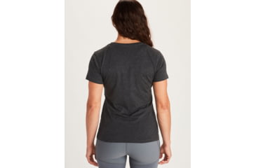 Image of Marmot Coastal Short Sleeve Tee - Womens, New Charcoal Heather, Large, 47120-1837-L