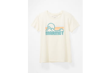 Image of Marmot Coastal Short Sleeve Tee - Womens, New Turtledove Heather, Extra Small, 47120-3106-NTDH-XS