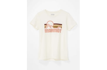 Image of Marmot Coastal Short Sleeve Tee - Womens, Turtle Dove Heather, Large, M11869-3069-L