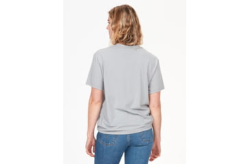 Image of Marmot Coastal Tee Short Sleeve - Womens, Sleet, Small, M14255-504-S