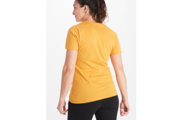 Image of Marmot Coastal Tee Short Sleeve - Womens, Yellow Gold, Large, M12593-9472-L