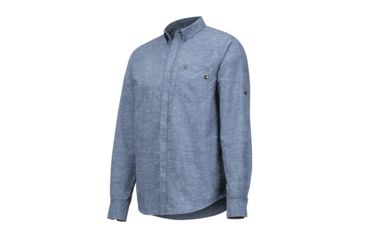 Image of Marmot Cooper Canyon Long Sleeve - Mens, Arctic Navy, Extra Large, 42740-2975-XL