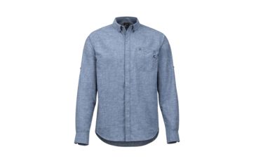 Image of Marmot Cooper Canyon Long Sleeve - Men's, Arctic Navy, 2XL, 42740-2975-XXL