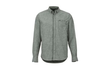 Image of Marmot Cooper Canyon Long Sleeve - Mens, Crocodile, Extra Large, 42740-4764-XL