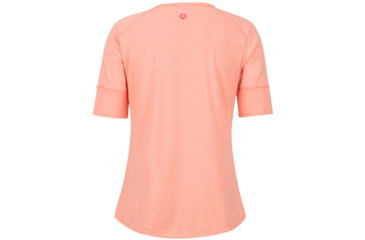 Image of Marmot Cynthia Short Sleeve T-Shirt - Womens, Coral Pink, Medium, 47950-7274-M