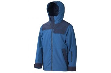 Image of Marmot Dark Rider Jacket - Men's-Sierra Blue/Vintage Navy-Small