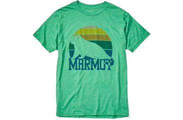 Image of Marmot Dawning Short Sleeve T-Shirt - Mens, Green Heather, Large, 41840-8551-L