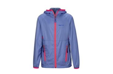 Image of Marmot Demo, Girl's Ether Hoody, Periwinkle/Bright Pink, M, 56190-3770-DEMO
