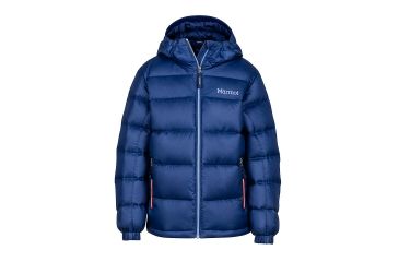 Image of Marmot Demo, Girl's Guides Down Hoody, Arctic Navy, Medium, 78170-2975-DEMO