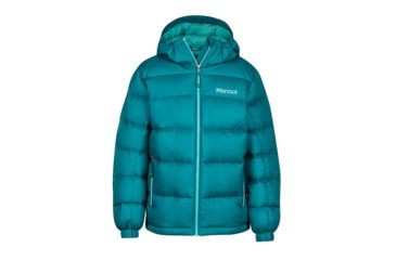 Image of Marmot Demo, Girl's Guides Down Hoody, Deep Lake, M, 78170-3815-DEMO