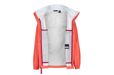 Image of Marmot Demo, Girl's PreCip Jacket, Living Coral, M, 55680-6847-DEMO