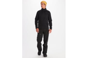 Image of Marmot Drop Line 1/2 Zip - Mens, Black, Extra Large, M13193-001-XL