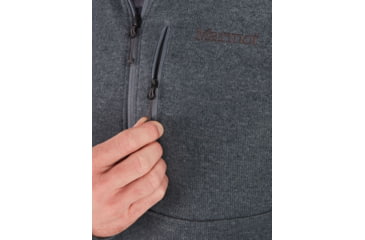 Image of Marmot Drop Line 1/2 Zip - Mens, Steel Onyx, Medium, M13193-1515-M