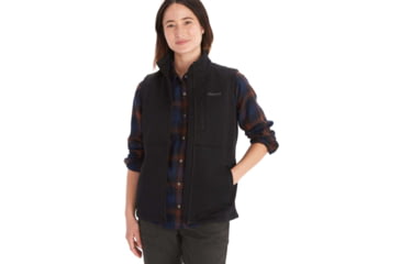 Image of Marmot Drop Line Vest - Women's, Small, Black, M13225-001-S