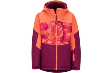 Image of Marmot Elise Jacket - Girls, Purple Berry/Nasturtium, Medium, 79870-7361-PB/N-M