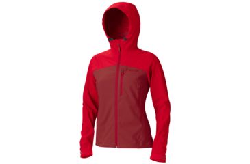 Image of Marmot Estes Hoody - Womens-Dark Crimson/Team Red-Large