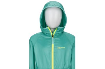 Image of Marmot Ether Hoody - Girl's, Turf Green/Celtic, Medium 56190-4773-M