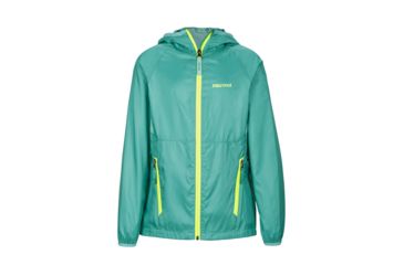 Image of Marmot Ether Hoody - Girl's, Turf Green/Celtic, Medium 56190-4773-M