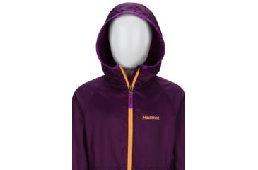 Image of Marmot Ether Hoody - Girl's, Deep Plum/Neon Berry, Medium 56190-6868-M