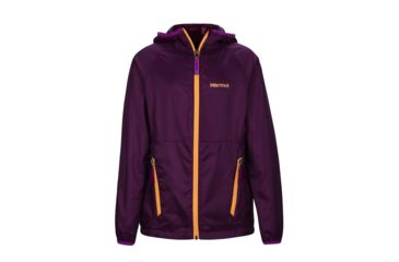 Image of Marmot Ether Hoody - Girl's, Deep Plum/Neon Berry, Medium 56190-6868-M
