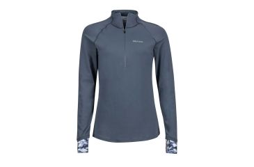 Image of Marmot Excel 1/2 Zip Fleece Jacket - Womens, Steel Onyx/Steel Onyx Brights, Small 49170-1661-S