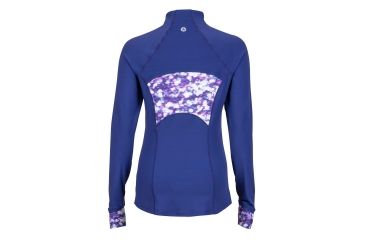 Image of Marmot Excel 1/2 Zip Fleece Jacket - Womens, Deep Dusk/Deep Dusk Brights, Extra Small 49170-3658-XS