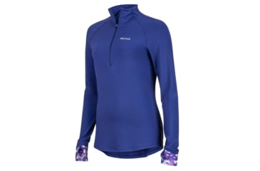 Image of Marmot Excel 1/2 Zip Fleece Jacket - Womens, Deep Dusk/Deep Dusk Brights, Extra Small 49170-3658-XS