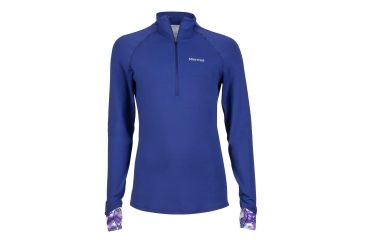 Image of Marmot Excel 1/2 Zip Fleece Jacket - Womens, Deep Dusk/Deep Dusk Brights, Extra Small 49170-3658-XS