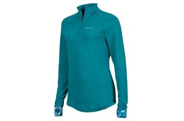 Image of Marmot Excel 1/2 Zip Fleece Jacket - Womens, Malachite/Malachite Brights, Extra Small 49170-8850-XS