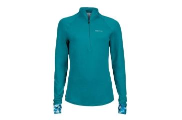 Image of Marmot Excel 1/2 Zip Fleece Jacket - Womens, Malachite/Malachite Brights, Extra Small 49170-8850-XS