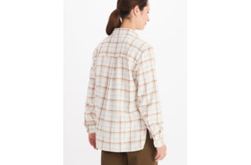 Image of Marmot Fairfax Boyfriend Midweight Flannel - Womens, Papyrus, Large, M10643-7395-L