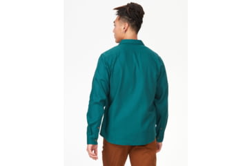 Image of Marmot Fairfax Lightweight Long Sleeve Flannel - Mens, Dark Jungle, Small, M14657-22261-S