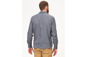 Image of Marmot Fairfax Lightweight Long Sleeve Flannel - Mens, Steel Onyx, Extra Large, M14657-1515-XL