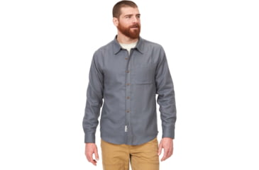 Image of Marmot Fairfax Lightweight Long Sleeve Flannel - Mens, Steel Onyx, Extra Large, M14657-1515-XL
