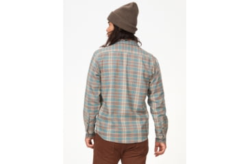 Image of Marmot Fairfax Novelty Heathered Lightweight Long Sleeve Flannel - Mens, Dark Jungle, 2XL, M14917-22261-XXL