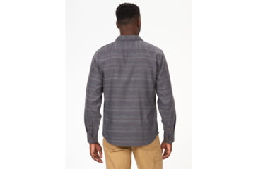 Image of Marmot Fairfax Novelty Heathered Lightweight Long Sleeve Flannel - Mens, Dark Steel, 2XL, M14917-1132-XXL