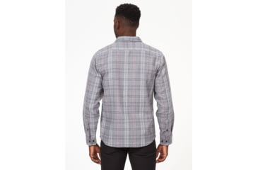 Image of Marmot Fairfax Novelty Heathered Lightweight Long Sleeve Flannel - Mens, Steel Onyx, 2XL, M14917-1515-XXL